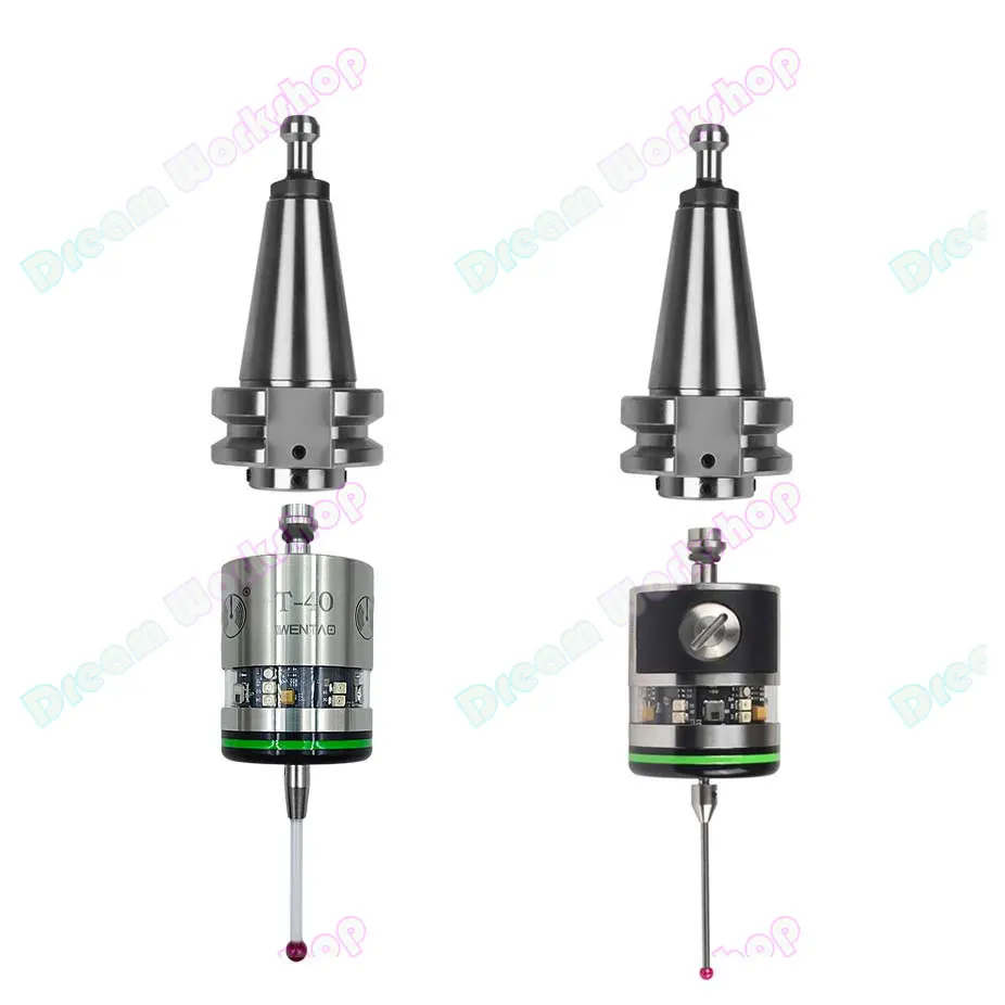 Wentao T40 de Alta Precisão Infravermelho Sonda sem Fio 3d Touch Wireless Edge Finder Centralização Automática Substituir Renishaw Omp40