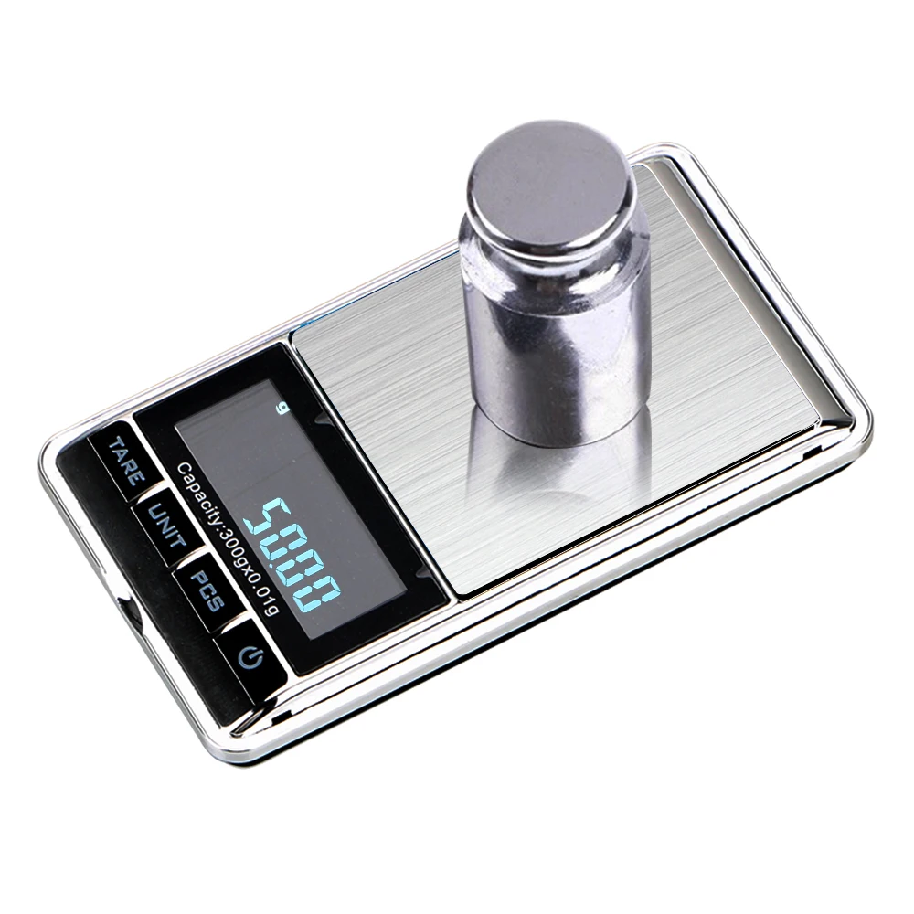 Imagem -02 - Mini Balança Digital para Cozinha 300g 0.01g Portátil para Jóias Peso Gram Elétrico Bolso Alta Precisão