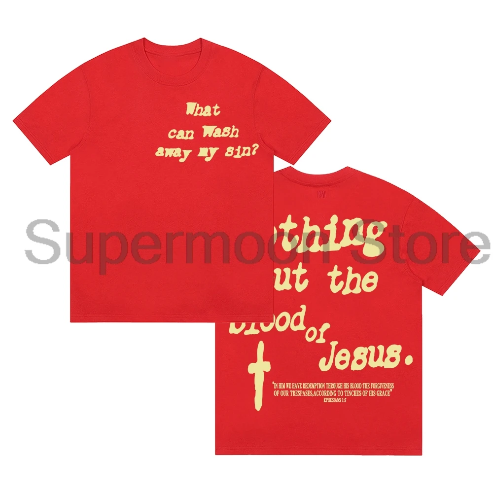 Forrest Frank Nothing But The Blood T-shirt Child of God 2025 Tour Crewneck Short Sleeve Cotton Tee Women Men Streetwear Tops view 6