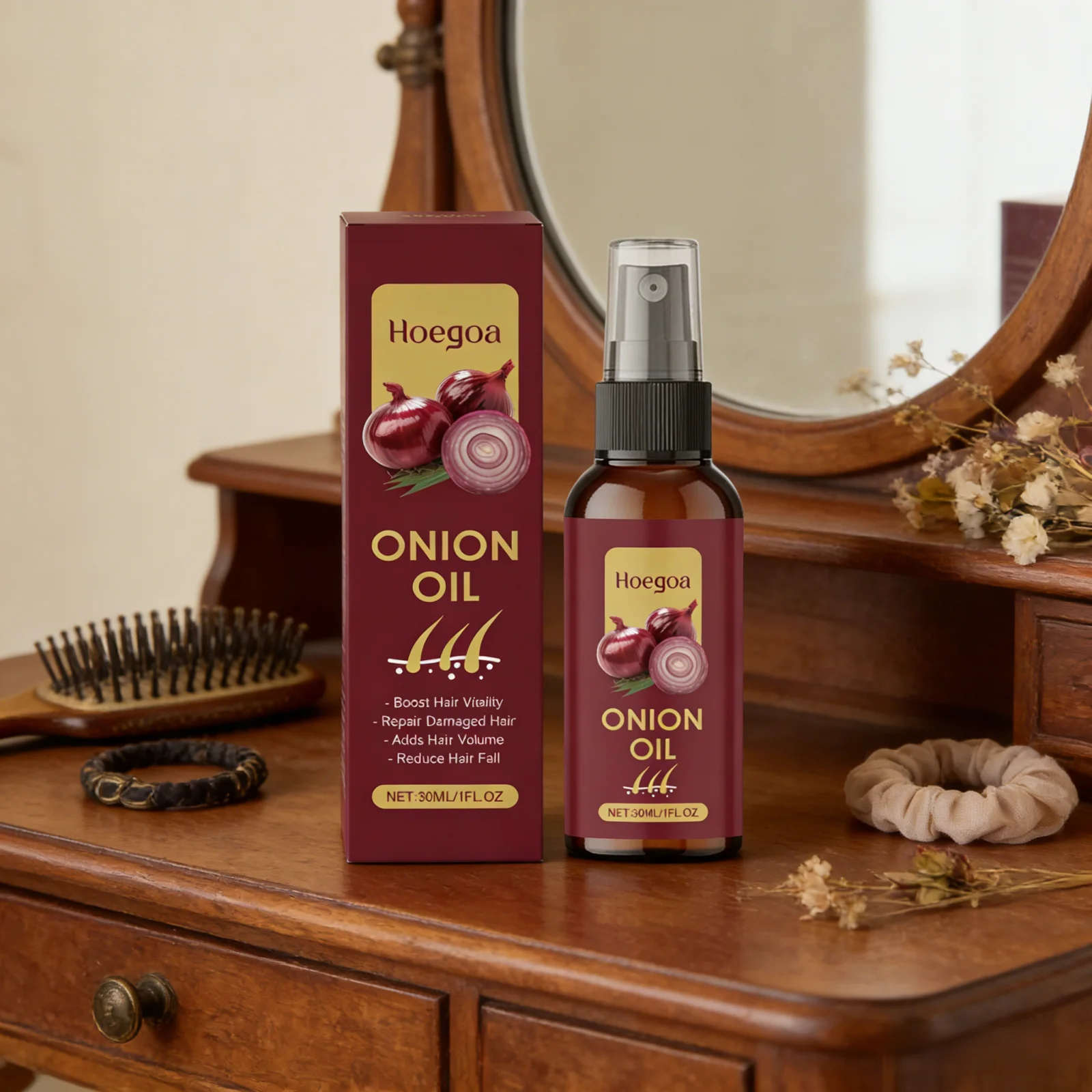 Onion Oil for Hair Loss Treatment Hair Regrowth Hair Products for Dry and Damaged Hair Care Ginger Oil Rosemary Hair Growth Oil