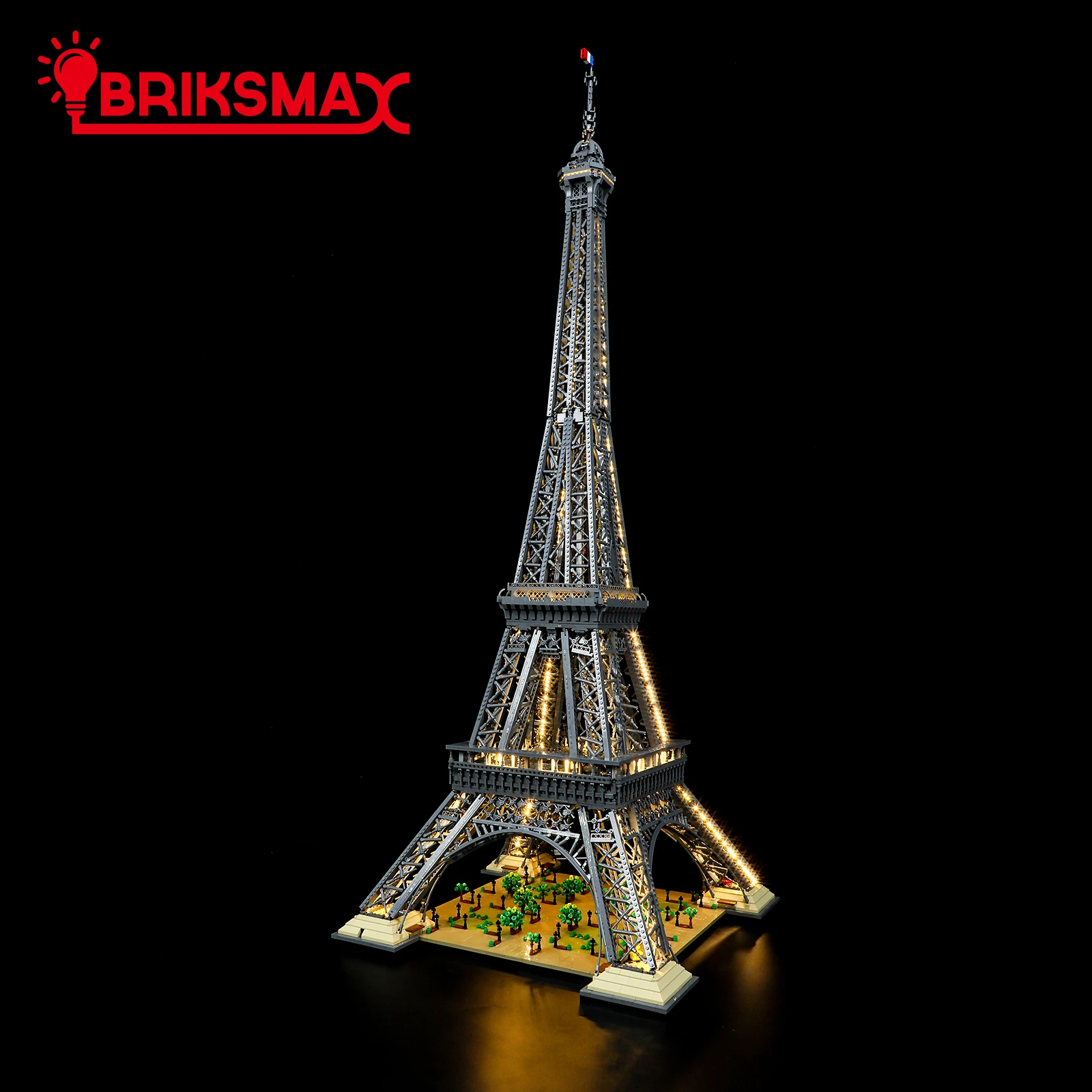 BriksMax LED Light Kit for 10307 Eiffel Tower Building Blocks Set (NOT Include Model) Toys for Children