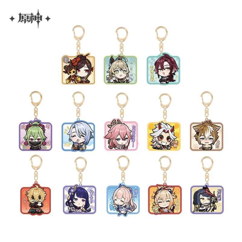 

GS Impact Official Q-version Emoticon Theme Series Acrylic Pendant Inazuma Chiori Yoimiya Yae Miko Gorou Thoma Raiden Shogun