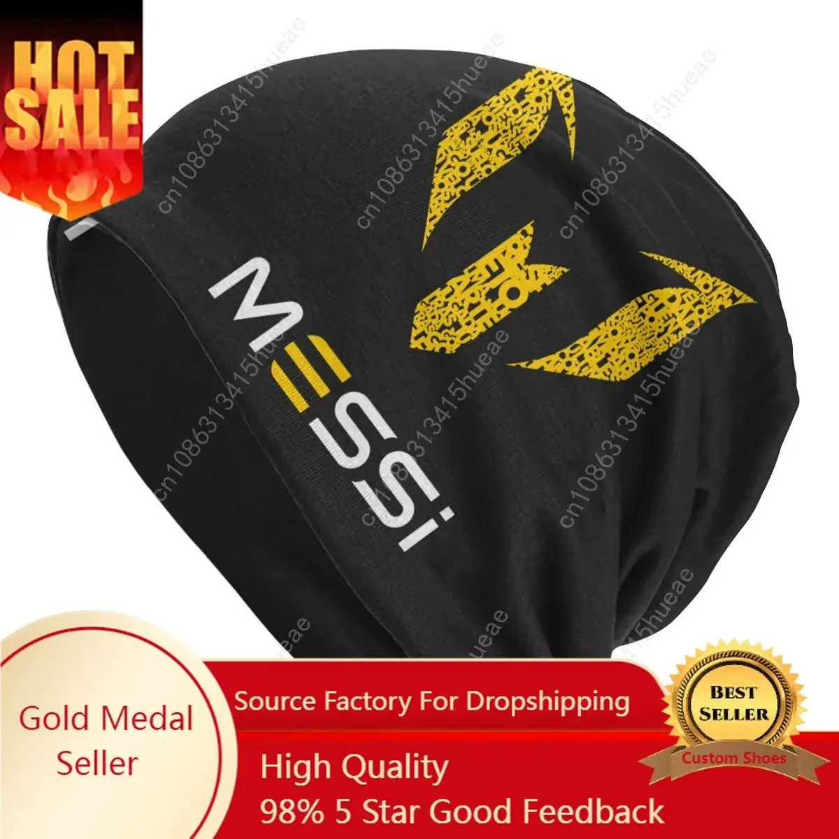 Number Messis 10 Soccer Beanie Bonnet Knit Hat Men Women Fashion Unisex Winter Warm Skullies Beanies Cap