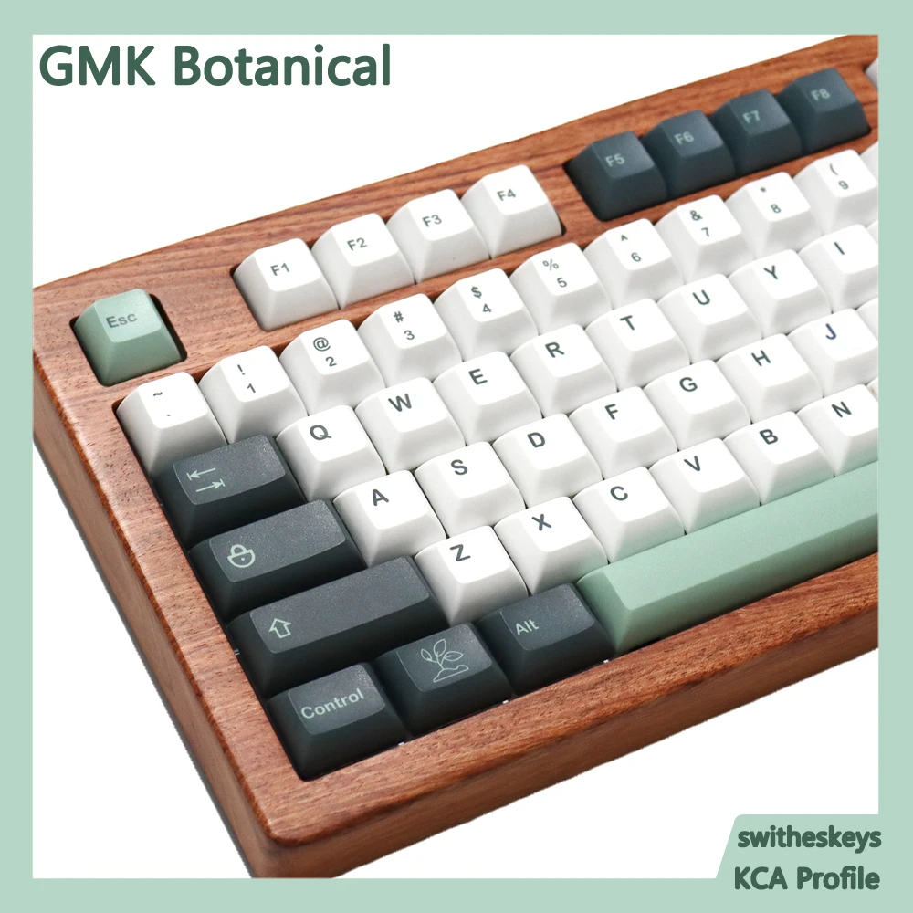142 Keys GMK Botanical Keycaps KCA Profile Keycap PBT Dye Sublimation Key Caps For Cherry MX Switch Mechanical Keyboard