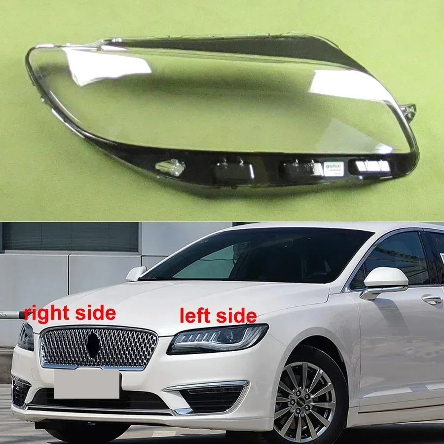 

For Lincoln MKZ 2017-2021 Car Accessories Front Headlamps Transparent Lampshades Lamp Shell Headlights Lens Cover Plexiglass