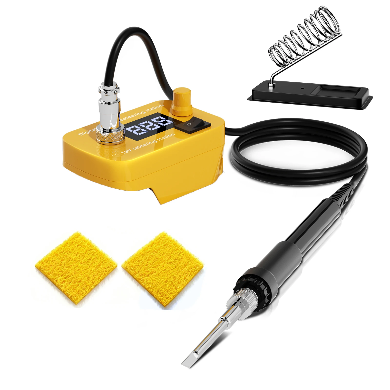 Nananuu Kabelloser Elektrischer Lötkolben Einstellbare Schweißpistole Reparaturwerkzeug Für Makita/Für Dewalt/Für Bosch/Für Milwaukee