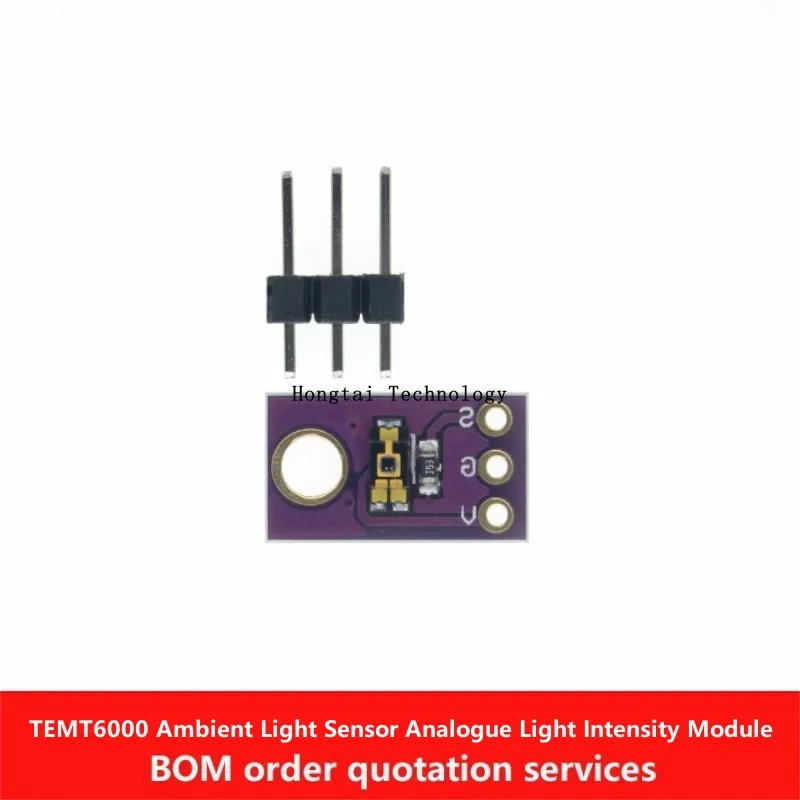 Hongtai Technology TEMT6000 Ambient Light Sensor Analogue Light Intensity Visible Light Sensor Module