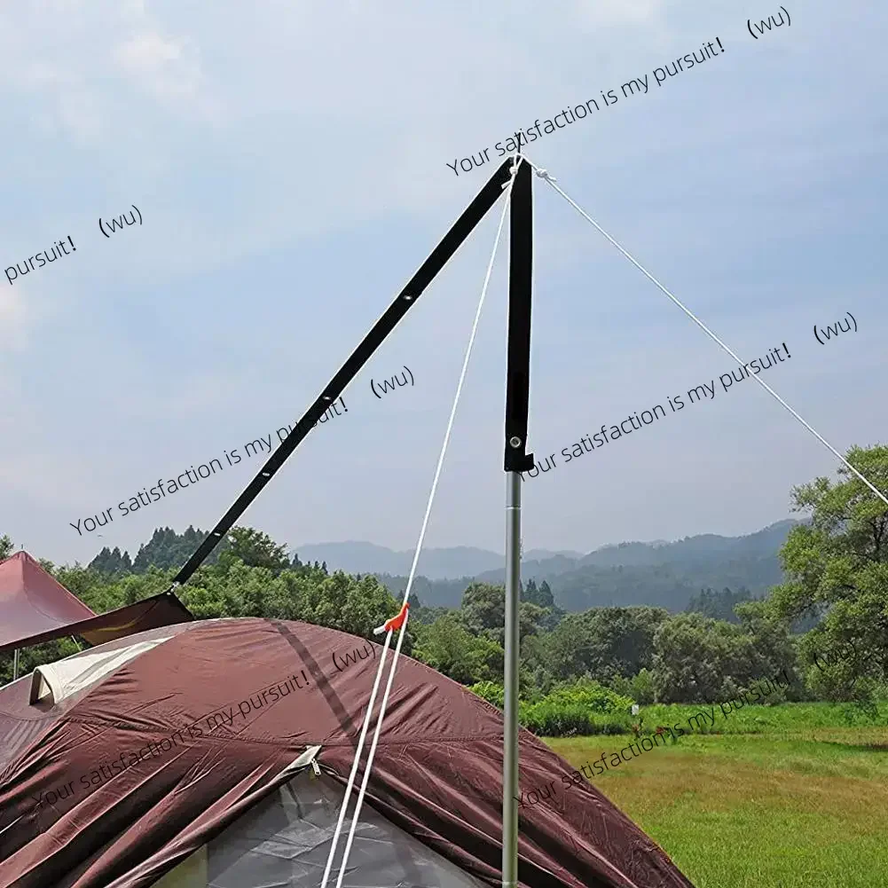 Tent extension belt Multifunctional clothesline Windproof outdoor camping Nylon rope Backpack tool belt 2 mountaineering buckles