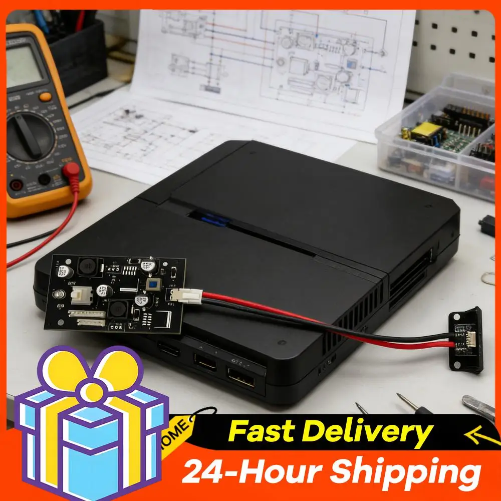 

Плата блока питания для игровой консоли PS1 (PSU Fat), замена блока питания, порт Type-C, 12В/3А, снижает внутренний нагрев