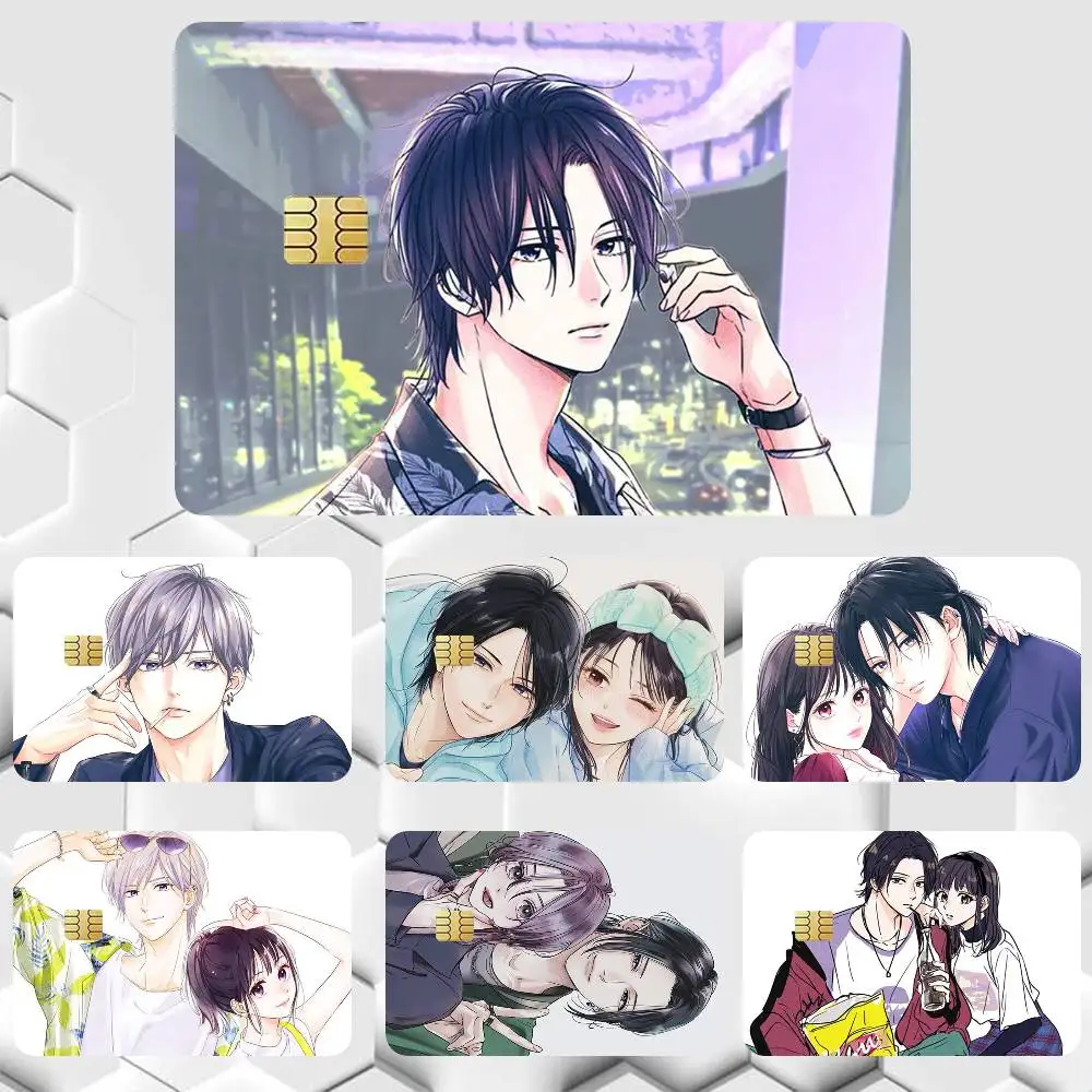How I Met My Soulmate Manga Sticker Film Tape Skin for Credit Card Debit Card Cartoon Waterproof Stickers