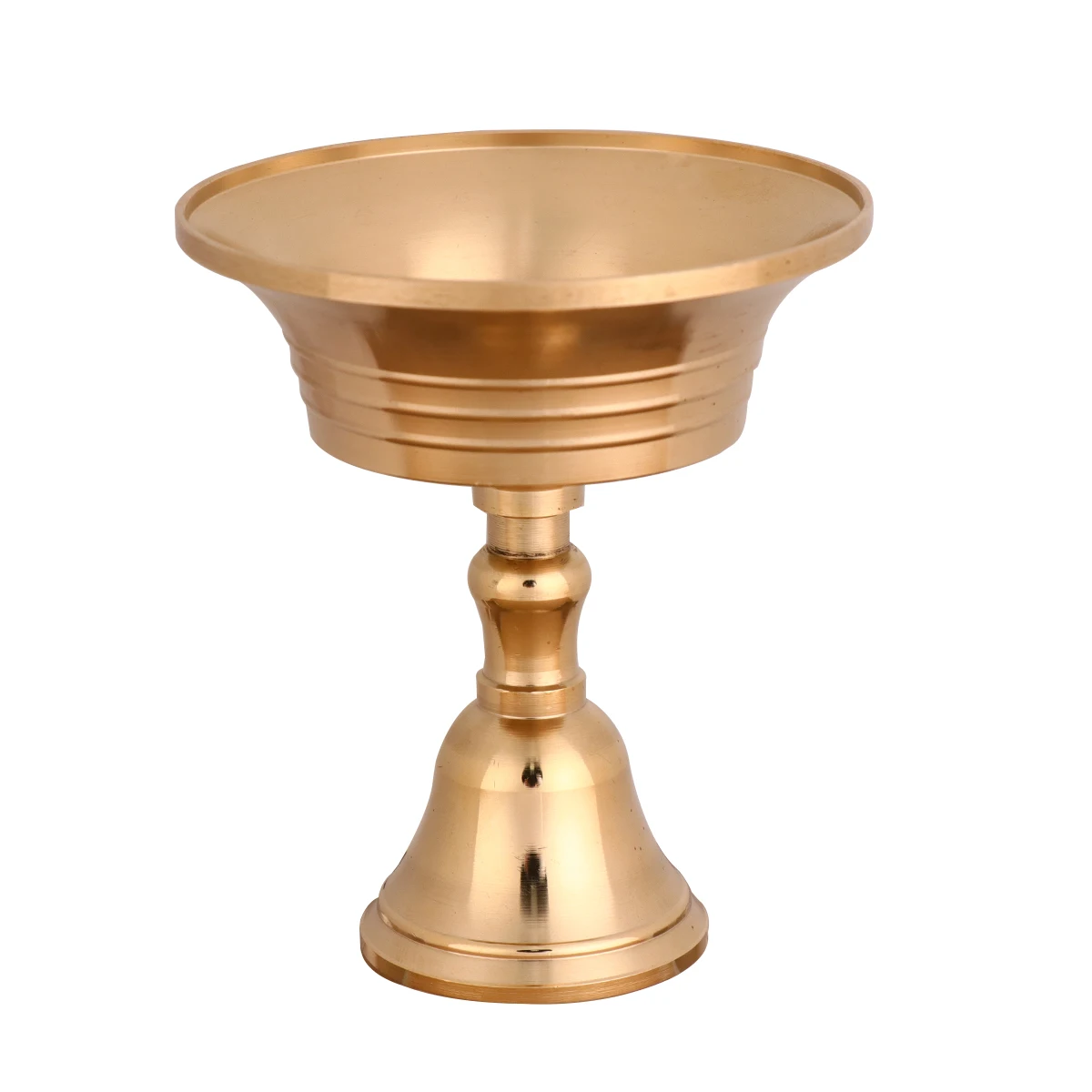 

Brass Holder Candlestick Candlesticks with Stand Golden Supplies