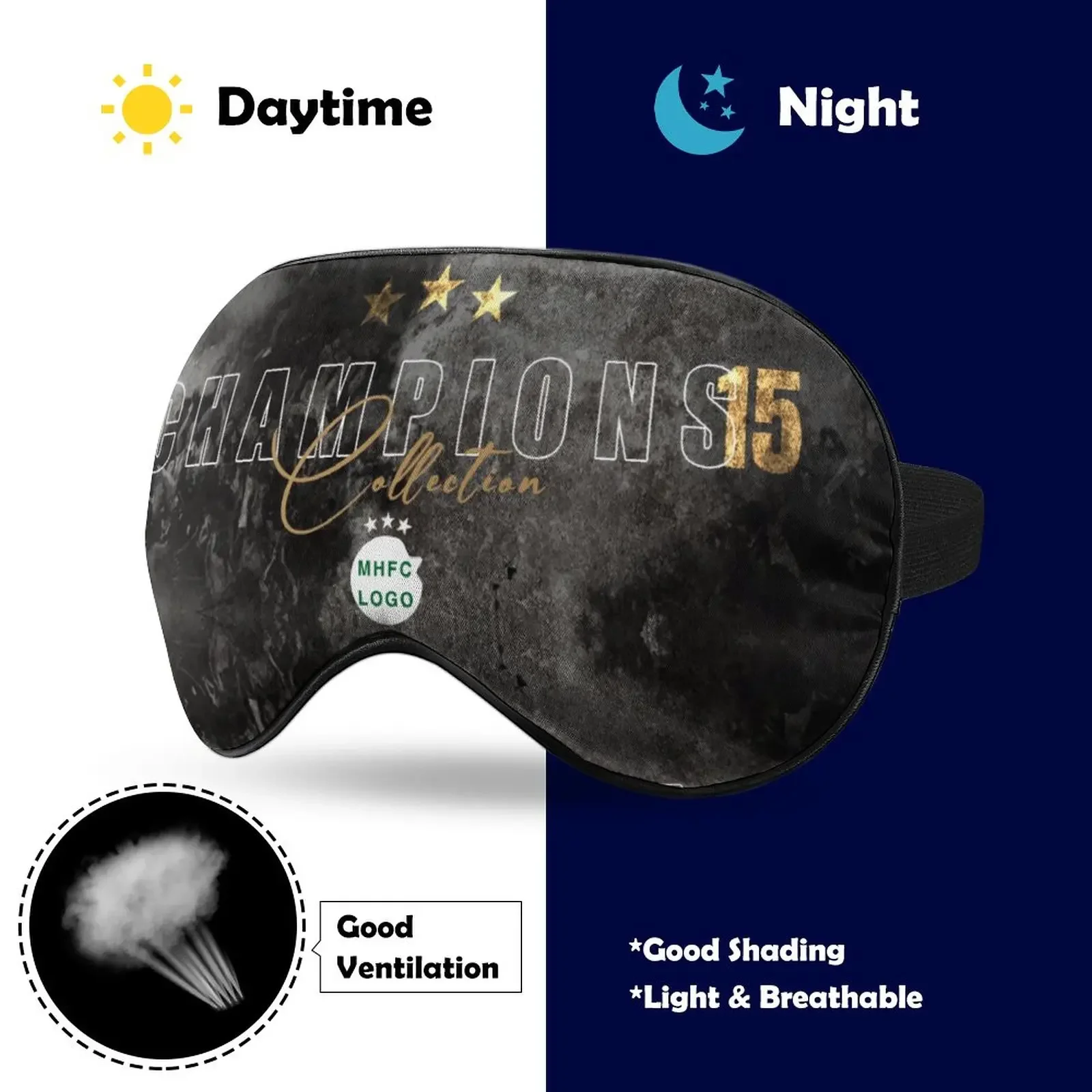 Israel Maccabi Haifa F.C MHFC Champion Sleep eye mask blackout soft sleep eye mask travel eye mask night traspirante