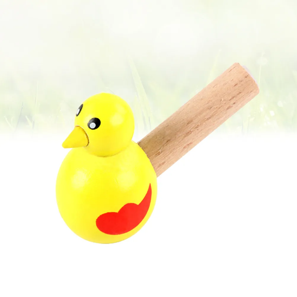Cartoon Bird Whistle Wood Noise Maker For Party Festival Sports Christmas Gift Whistle Bird Random Color