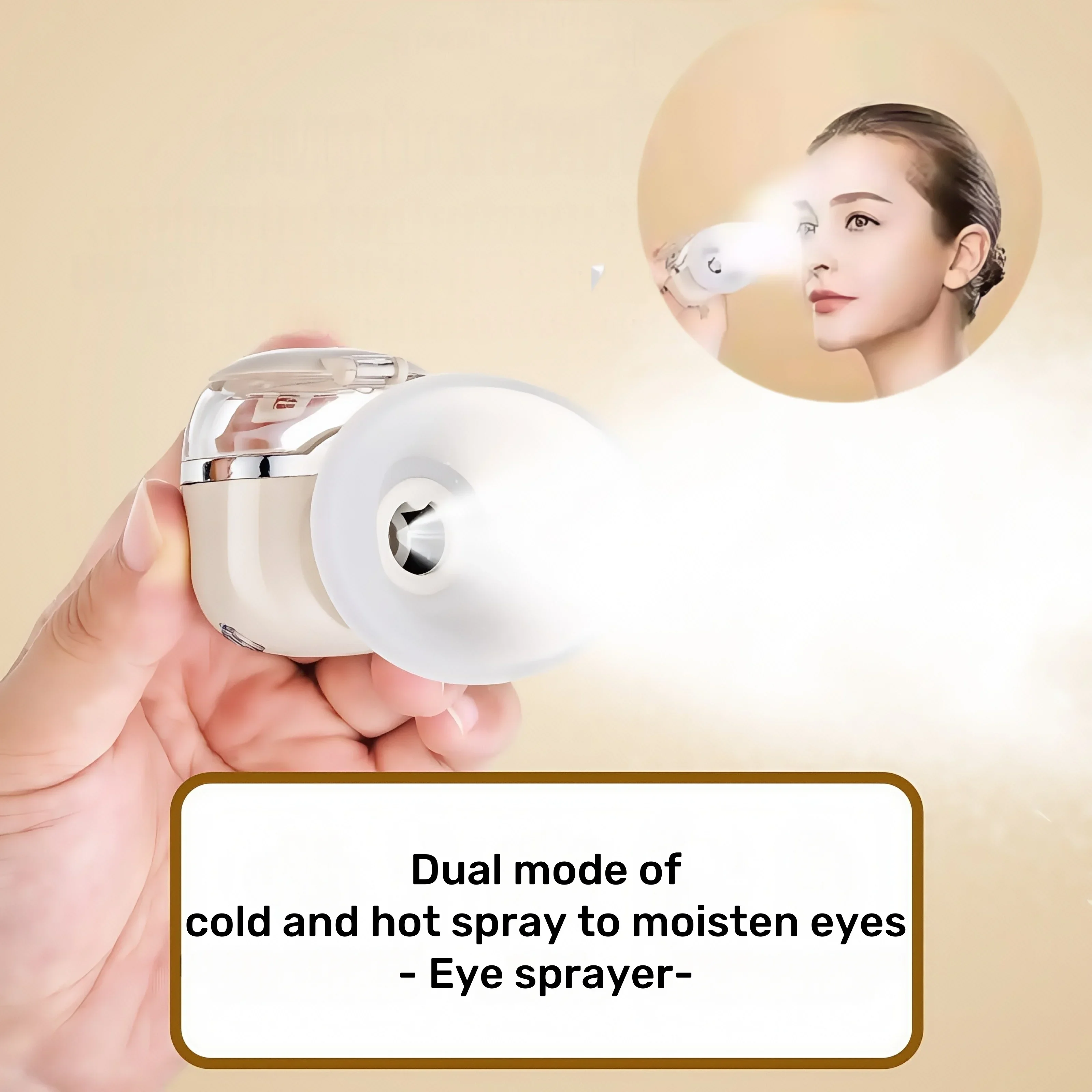 

Hot And Cold Double Compress Eye Moisturize for Relaxation Dry Steaming Eye Atomizer Rechargeable Fumigation Health Care