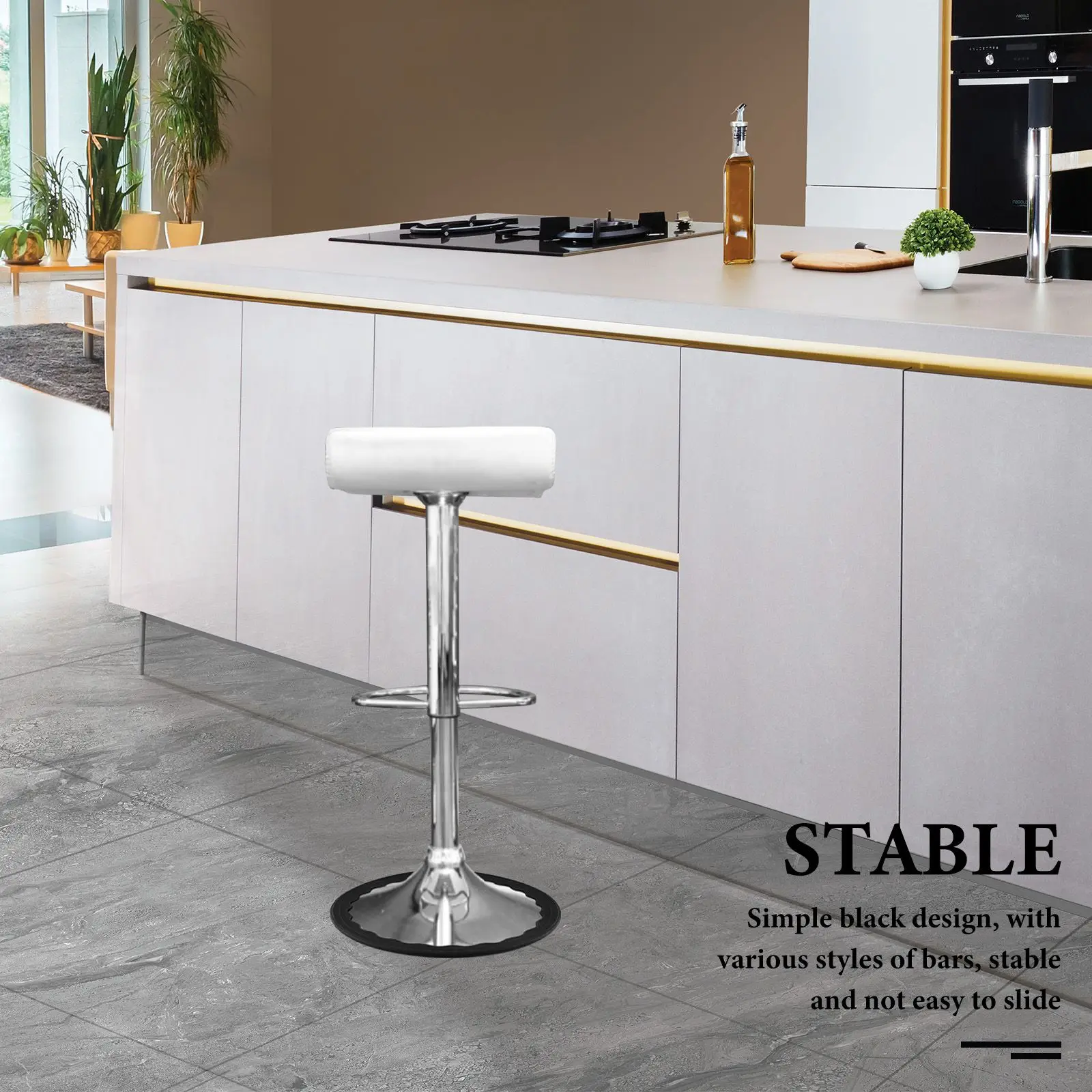 

2 Pcs Non-slip Mat Floor Protectors for Furniture Stool Foot Table and Chair Cover / Pad Silent Antislip Leg Rubber