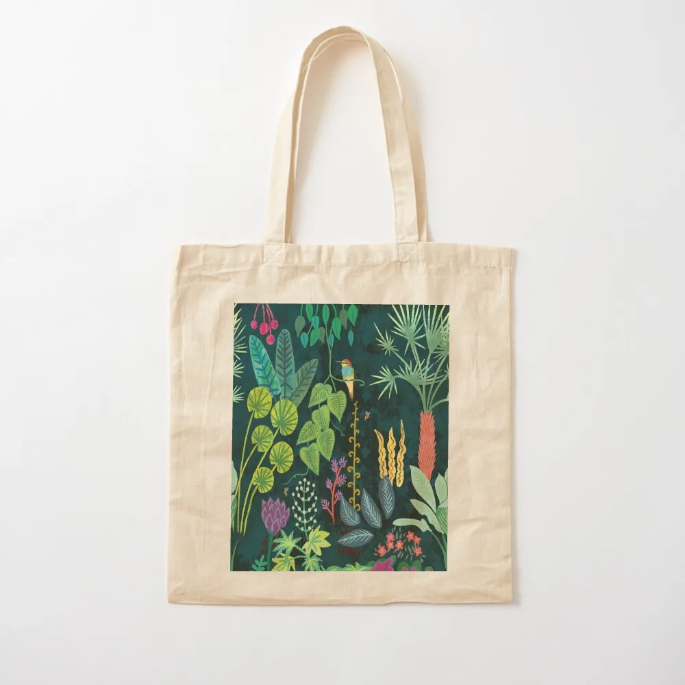 Tropical jungle garden, escape into nature! Tote Bag Beach bag shopping bag large tote
