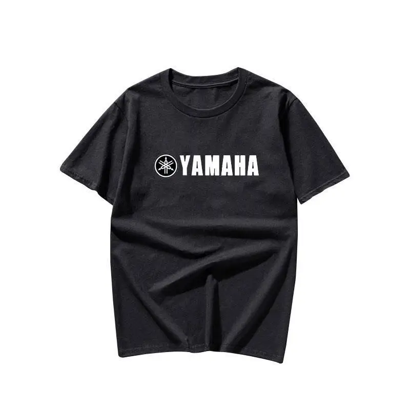 

Yamaha Honda Suzuki Kawasaki мотоциклетная футболка с коротким рукавом, мужская и женская футболка с гоночным локомотивом на заказ, свободная футболка с половиной рукава