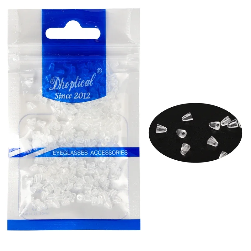200 Piece Rimless Glasses Cap PVC Eyeglasses Accessories for Frameless Glass Nut Cap Eyewear Shop and Manufacture Use by Dh