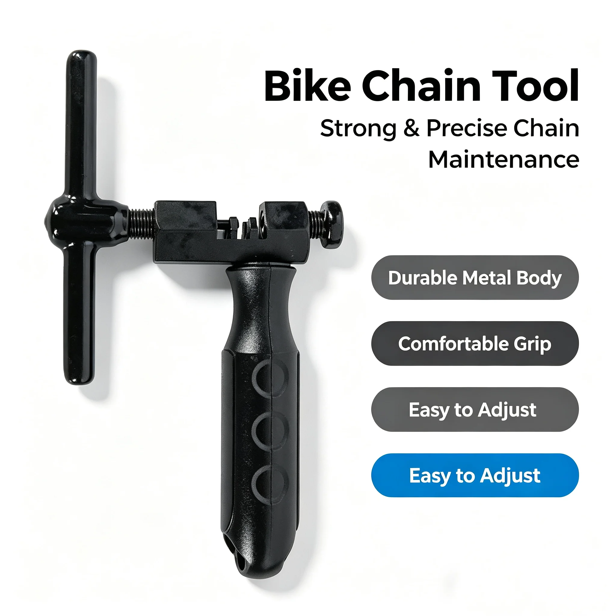 High Hardness Carbon Steel Bike Remover Tool Durable Anti Rust Ergonomic Handle Professional Technology Mountain Bicycle Chain