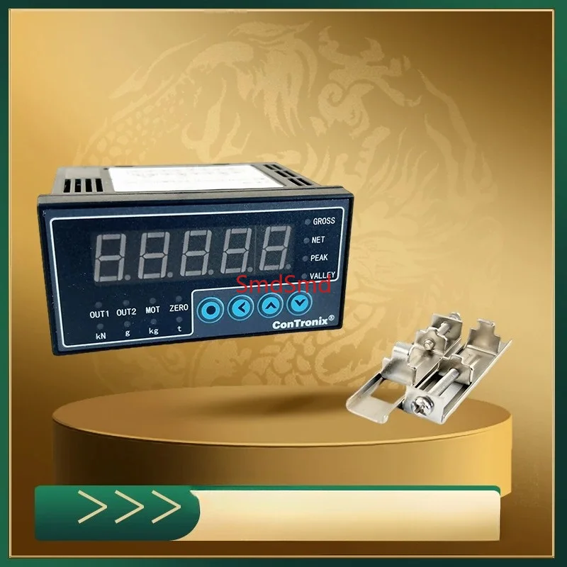 Original High Refresh Rate Digital Weighing Load Cell Controller Indicator, Panel Mount, AH/AL Relay Alarms, EMI Resistant