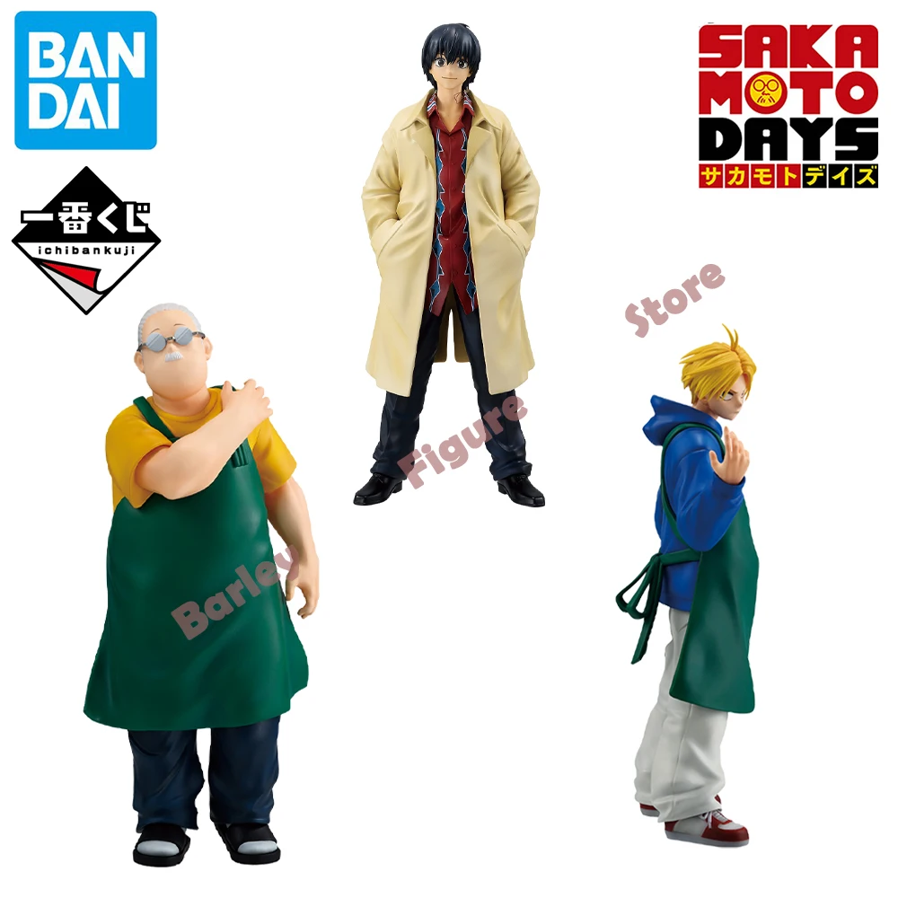 

In Stock Bandai Original Ichiban Kuji SAKAMOTO DAYS-Taro Sakamoto-Nagumo-Shin Asakura Anime Figures Model Collection Model Toys