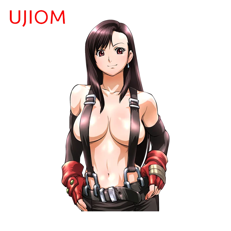 UJIOM Alluring Big Boobs Tifa Wall Sticker Popular Trendy Attractive Ingenious Decal Functional Simulated Sticker Laptop