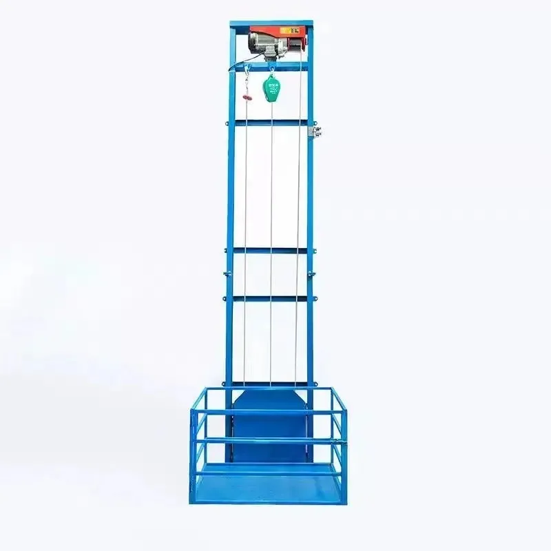 

Electric hydraulic lift freight elevator home lift small lift platform simple monorail