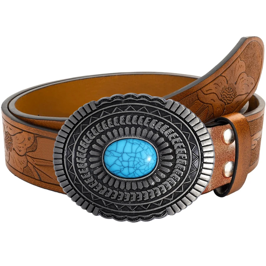 1Pc New Men's Leath… - image