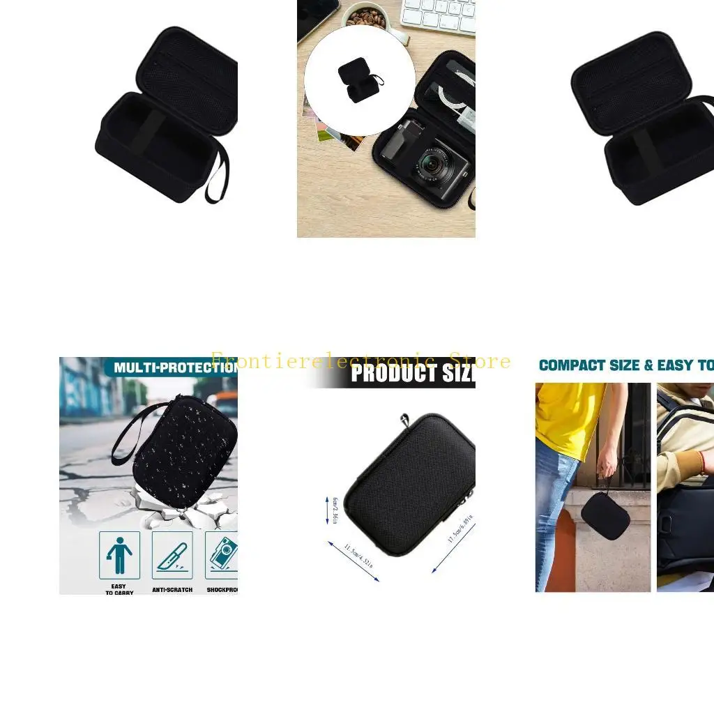 G8DB EVA Digital Camera Bag For G7X II III Models Camera Case Resistant To Water
