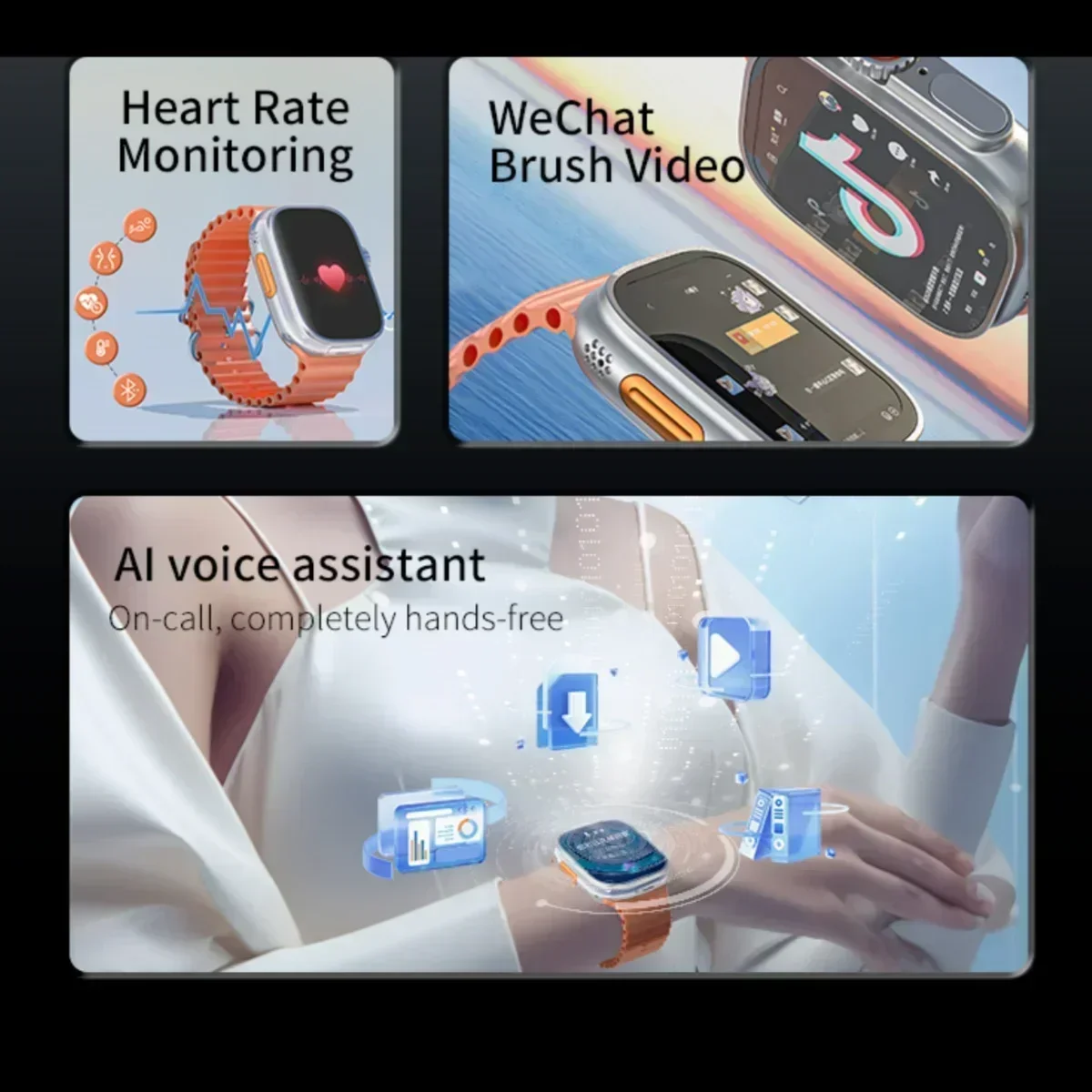 DW99 UltraMax Smartwatch 4G Android 10.0 2.2 بوصة Amoled كاميرا دوارة مكالمة فيديو GPS WIFI App تنزيل S10 Ultra ساعة ذكية للرجال #3