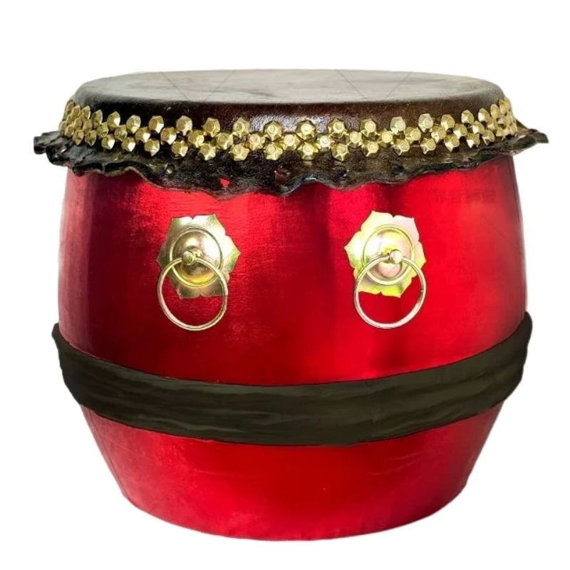 Lion dance drum Chinese handmade tradition