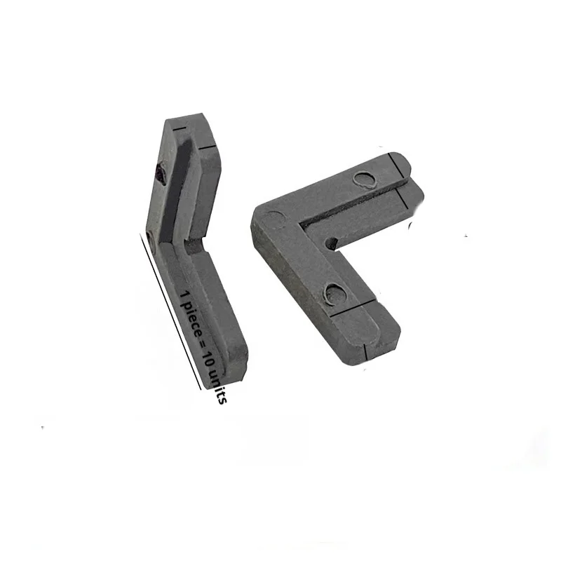 

Угловой соединитель из алюминиевого сплава для окон и раздвижных дверей, пластиковый встроенный угловой элемент, 7-образный вставной угловой фитинг