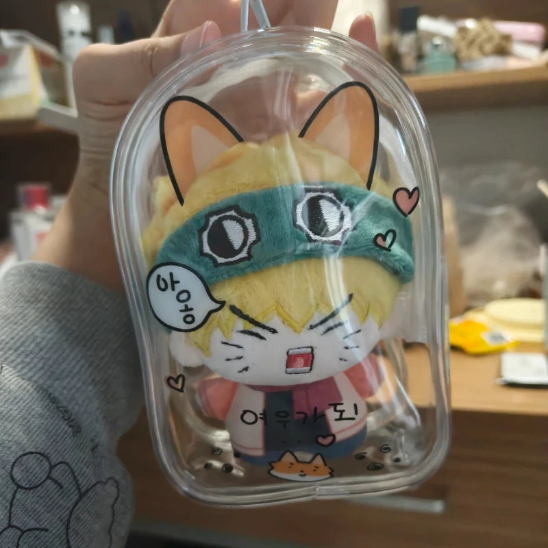10 cm Anime Naruto Q Version Kawaii Baumwolle Puppe Modell Spielzeug Rucksack Anhänger Dekoration Schreibtisch Dekor Sammler Geschenke