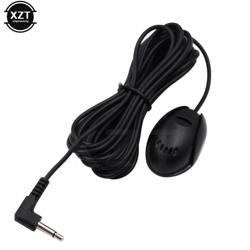 3M Car Microphone 3.5mm Wired - Noise Cancelling Handsfree Mic for Car Stereo Radio DVD Player, Paste Type Mini Audio Microphone