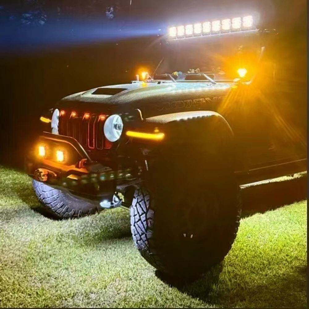 SXMA LED6514 LED-werklampen Zoeklicht Extra koplamp 3,9 "voor auto off-road vrachtwagen 4x4 SUV ATV 60w Pijlstijl 1 paar