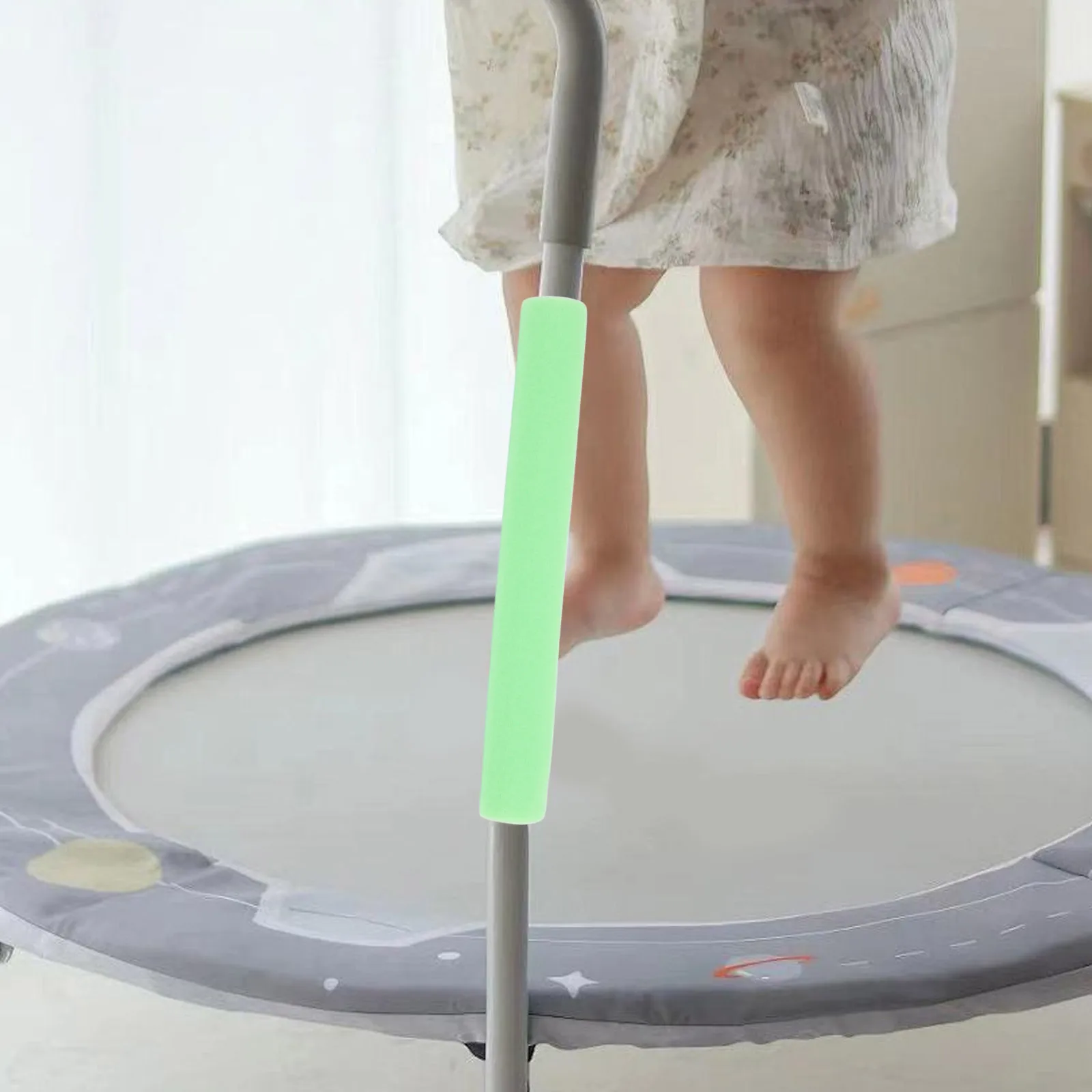 

12Pcs Trampoline Anti-Collision Foam Tube Pole Sleeves Hollow Pool Noodles Protective Cover Replacement for Jumping Bed Poles