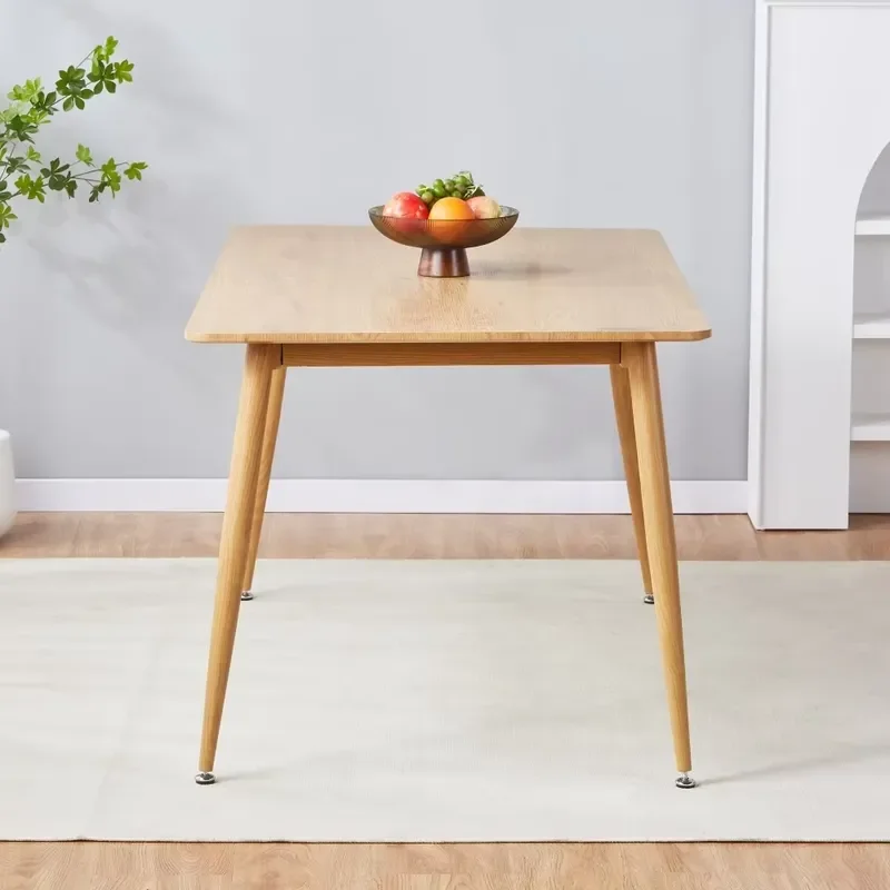 High Quality Minimalism Event Rental Rustic French Dining Table Customizable Modern Nordic Wooden Dining Table