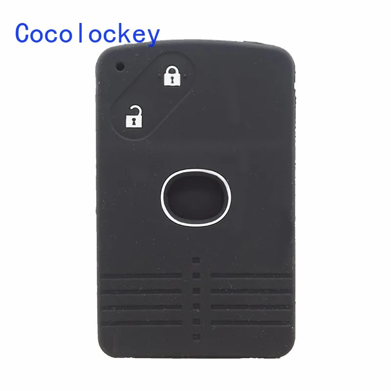 Cocolockey 2Button Silicone Car Key Card Cover Shell Fob Case for Mazda 3 5 6 8 M8 CX-7 CX-9 Smart Holder Protect Car Accessory