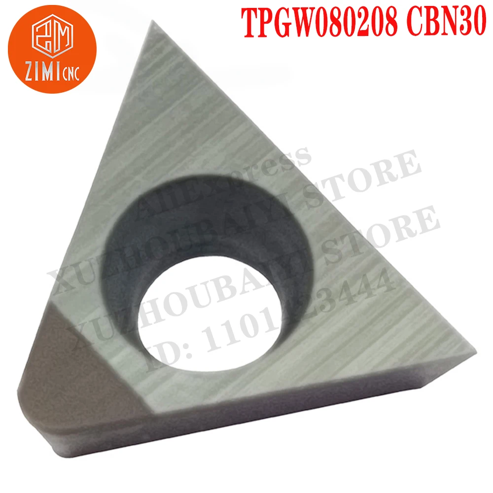 TPGW080208 CBN30 تي بي جي دبليو 080208 إدراجات سبائك الألومنيوم أدوات مطحنة النهاية كربيد CNC مخرطة أداة قطع ميكانيكي مخرطة معدنية