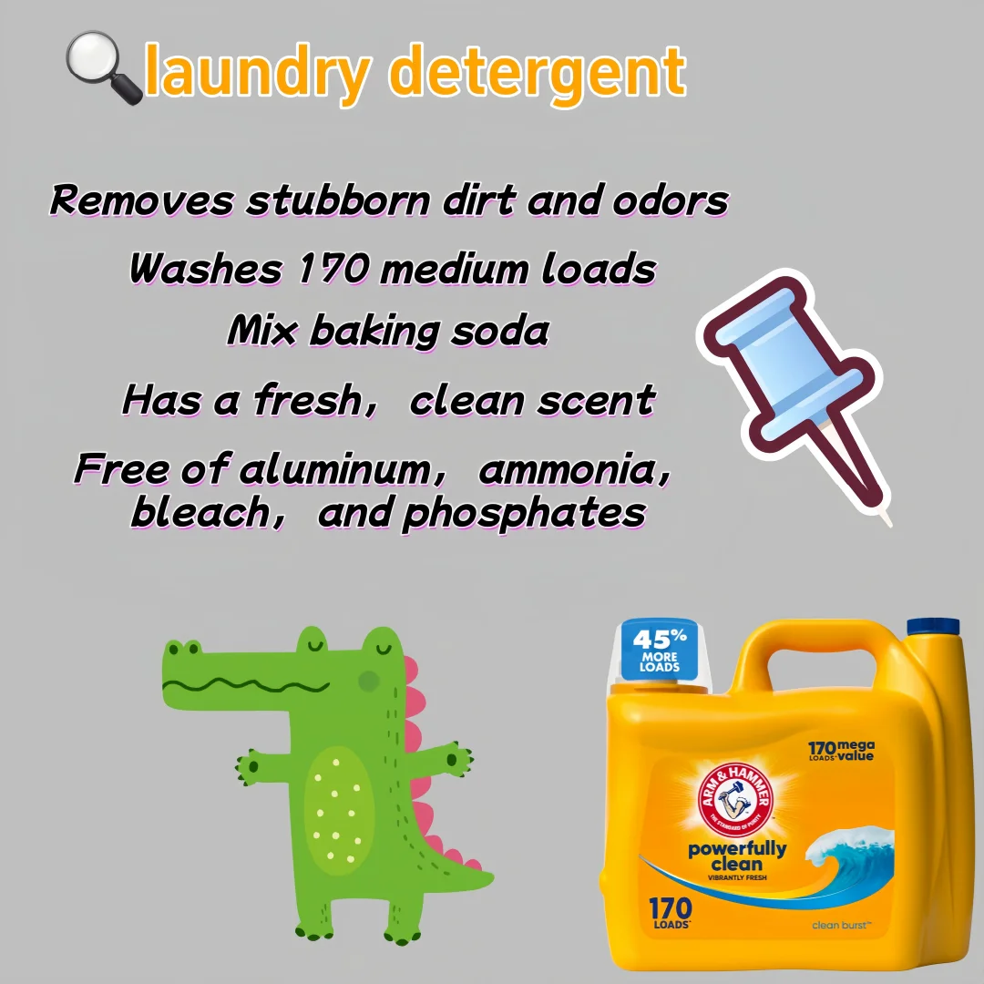 

HE Safe Жидкое стиральное средство 170 унций — 170 нагрузок, борьба с пятнами, свежий аромат, большой семейный размер, экологически чистый