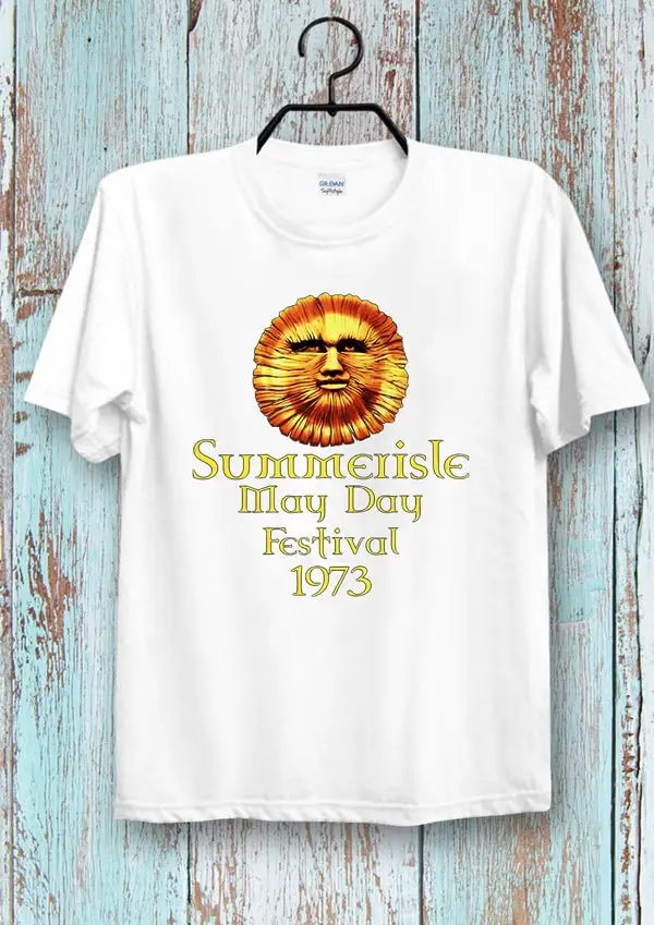 Summerisle May Day Festival T Shirt 1973 The Wicker tee top unisex Cool Ideal for Ladies and Gentlemen