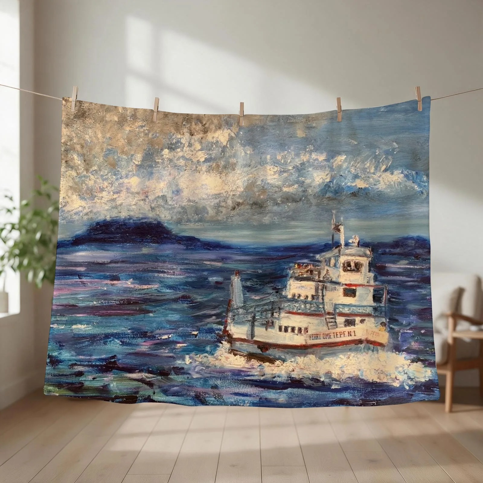 Ometepe Ferry Lake Nicaragua Throw Blanket Soft Plush Plaid heavy to sleep Giant Sofa Sleeping Bag Blankets