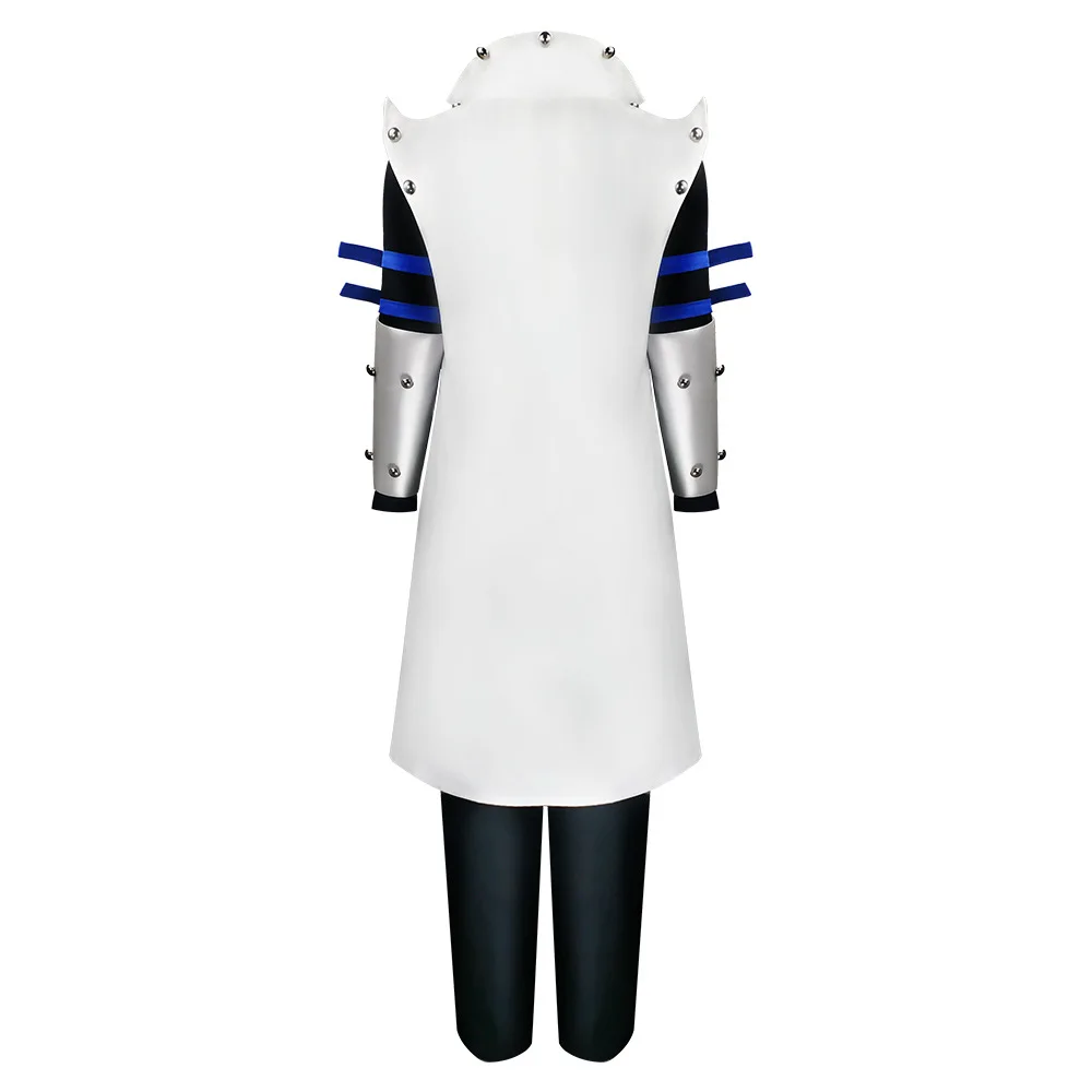 Seto Kaiba Anime Game Cosplay Costume Halloween Medieval Punk Long Jacket Gothic Jirai Kei Uniform Adult Pants Trench Coat Set view 5