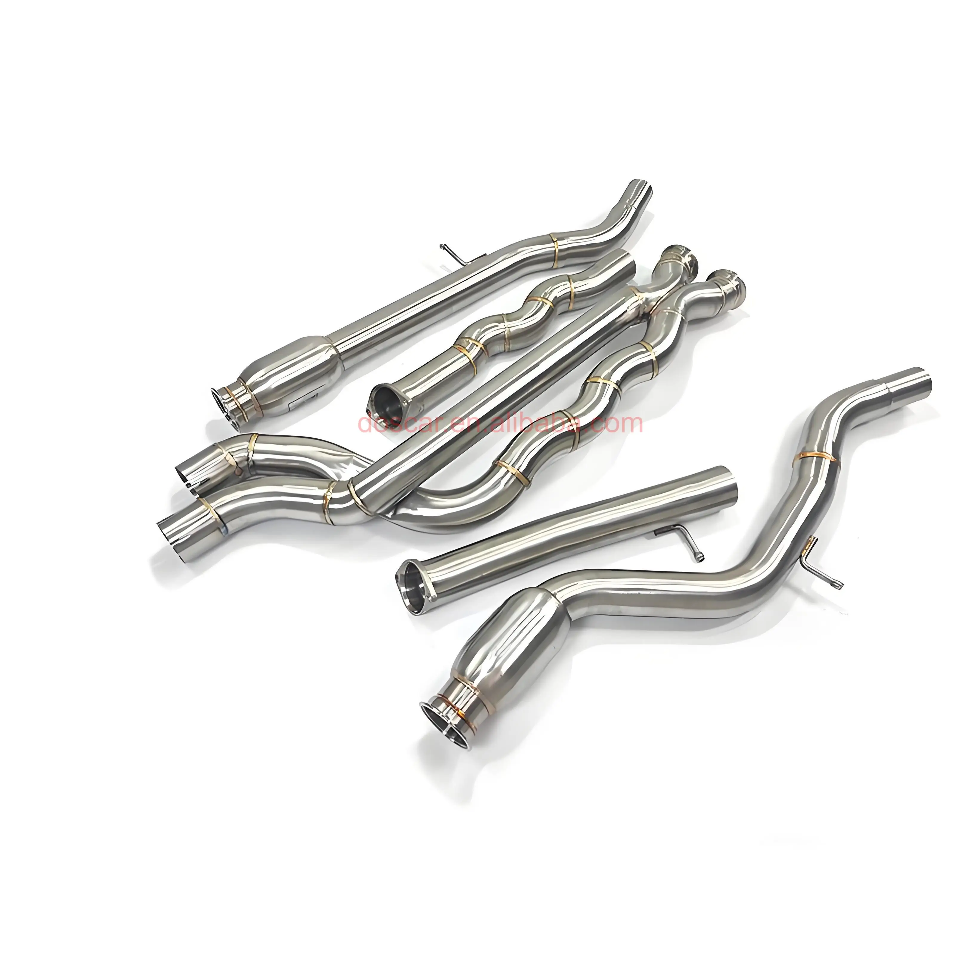 

Exhaust Pipe Car Exhaust System 304 Stainless Steel Equal Length Mid Pipe 2014-2019 3.0t 1 Set for DOSBmw M3/m4 F80 F82 F83 S55