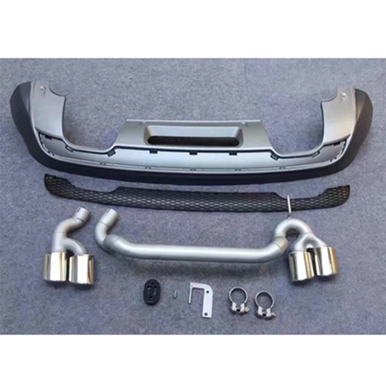 High Quality SQ3 Rear Diffuser with Tailpipe Rear Lip for Audi Q3 SQ3 2013-2018