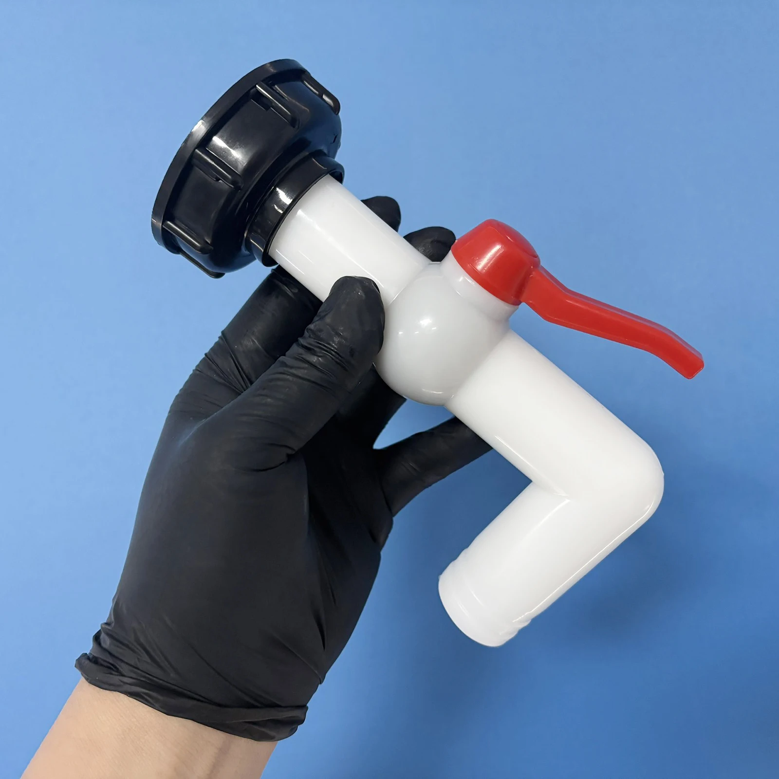 أنبوب طويل الكرة صمام صنبور IBC خزان المياه صنبور محول مجموعة خرطوم الري في الحديقة موصل المياه S60 * 6 G1 3/4 1/2 الموضوع