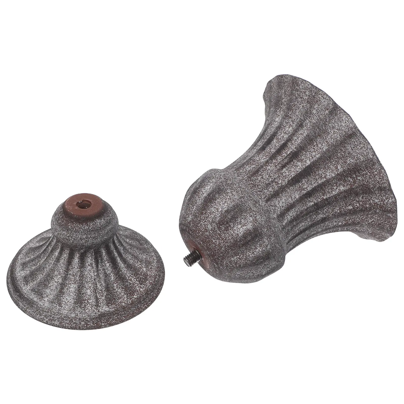 Iron Cemetery Vase Sturdy Graveyard Flower Holder for Silk Dried Flowers Memorial Decoration Grave Vases for Funerals and Events