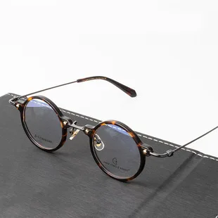 ヴィンテージ男性純チタンパイロットメガネ女性レトロ高級ブランド処方近視眼鏡フレーム光学眼鏡