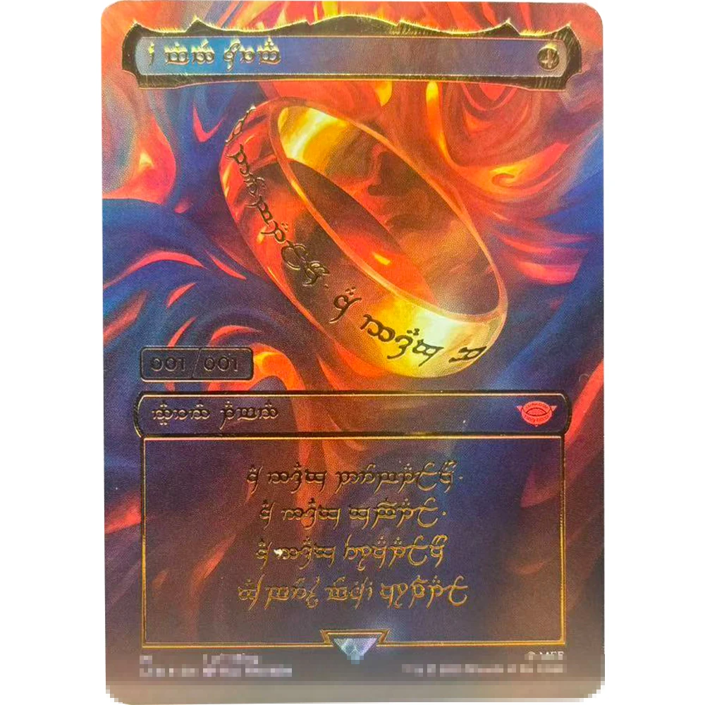 Cartões TCG LTR-01 para brincar em casa proxy mágico The One Ring sol ring antigo tomb The Great Henge Orcish reunir