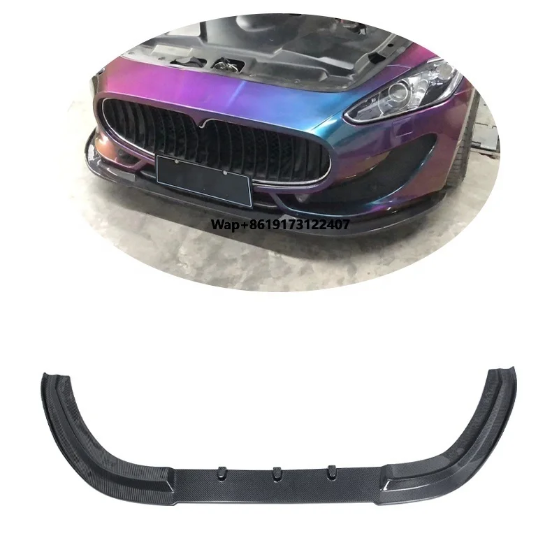 

MCD Style Carbon Fiber Front Lip for Granturismo GTS 4.7 2007-2019